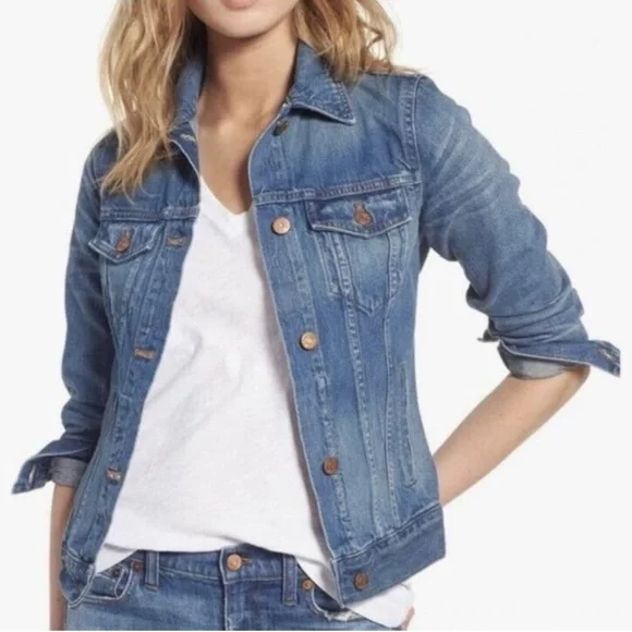 Madewell The Jean Jacket in Pinter Wash XS - Picture 6 of 6